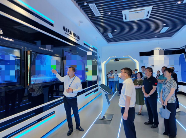 杭州市經(jīng)信局黨組書記、局長王越劍等領(lǐng)導(dǎo)蒞臨中奧科技走訪調(diào)研